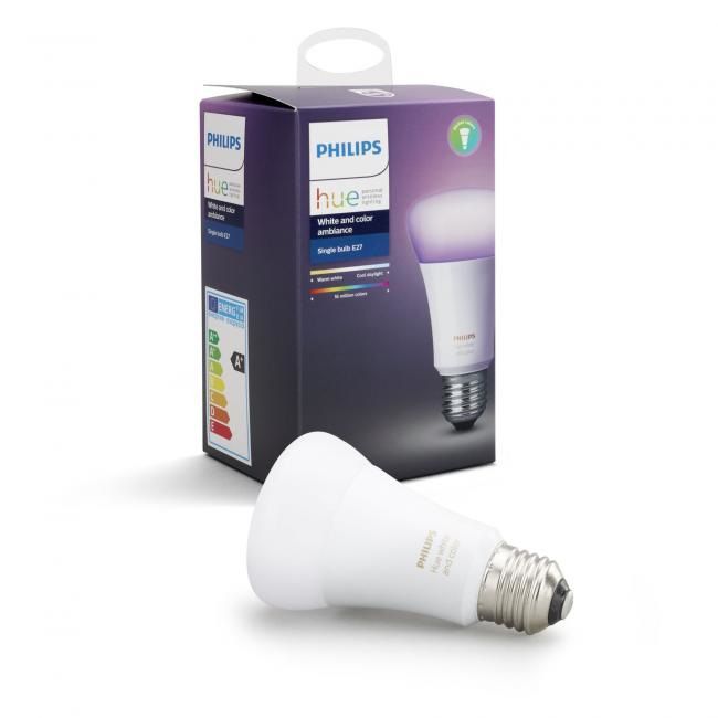 Philips Hue - E27 Single bulb - White & Color Ambiance - Bluetooth