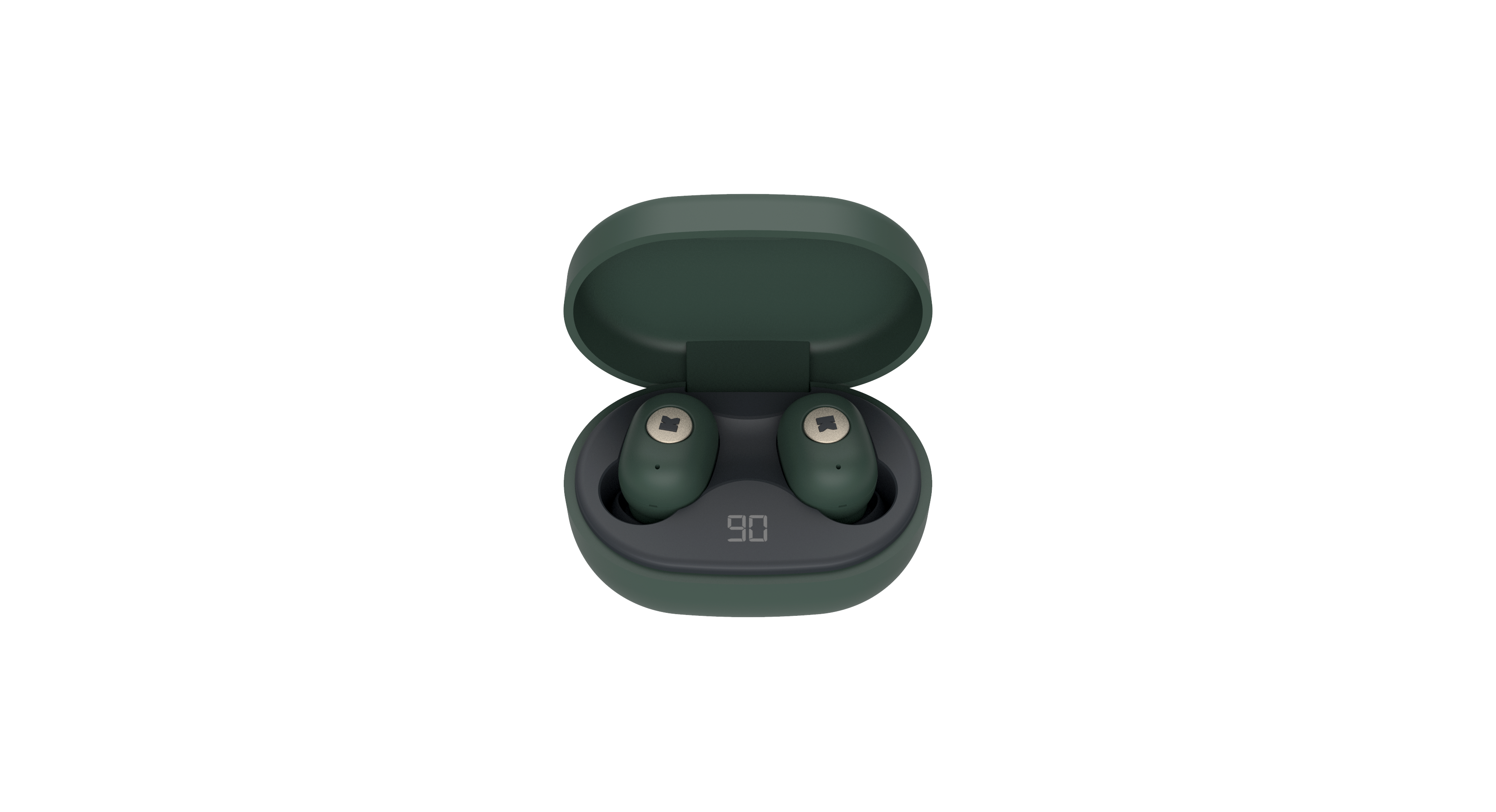 KreaFunk - aBEAN In-Ear Bluetooth Headphones - Shady Green (KFLP08)