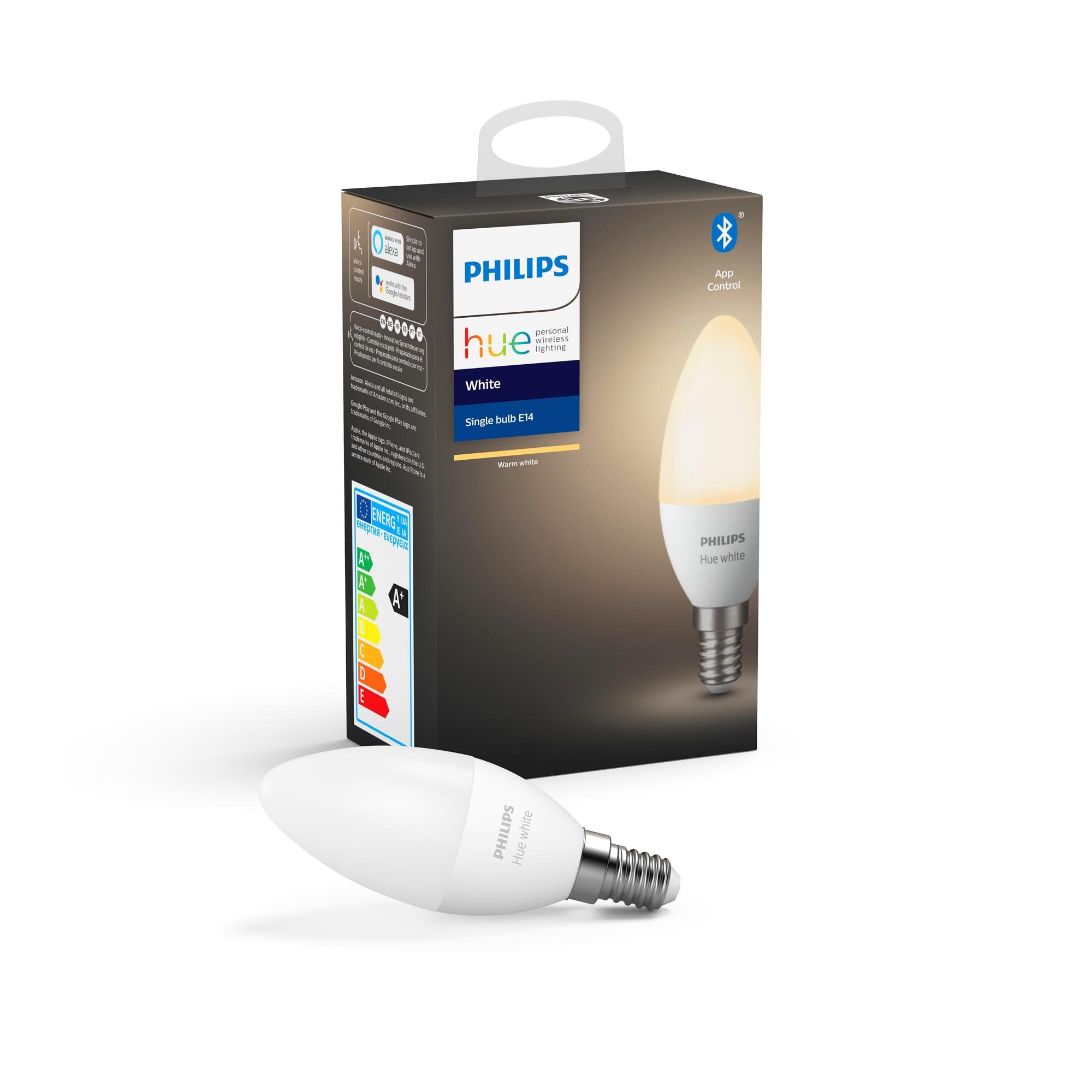 Philips Hue - E14 Single pack - Warm White - Bluetooth