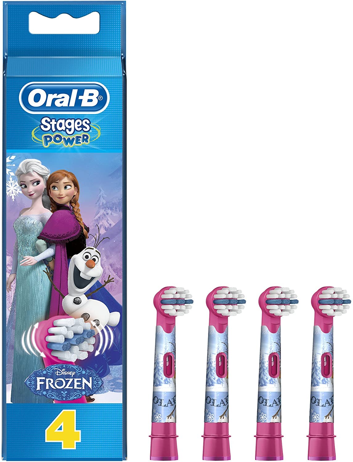 Oral-B - Toothbrush Head With Figures From Frozen (4 Pcs)