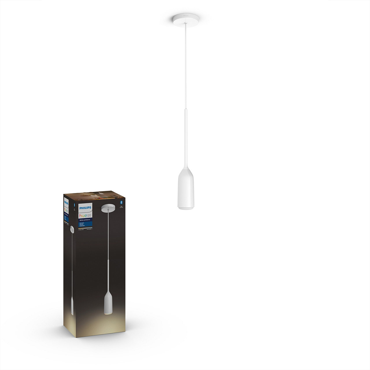 Philips Hue - Devote Hue pendant White - White Ambiance Bluetooth