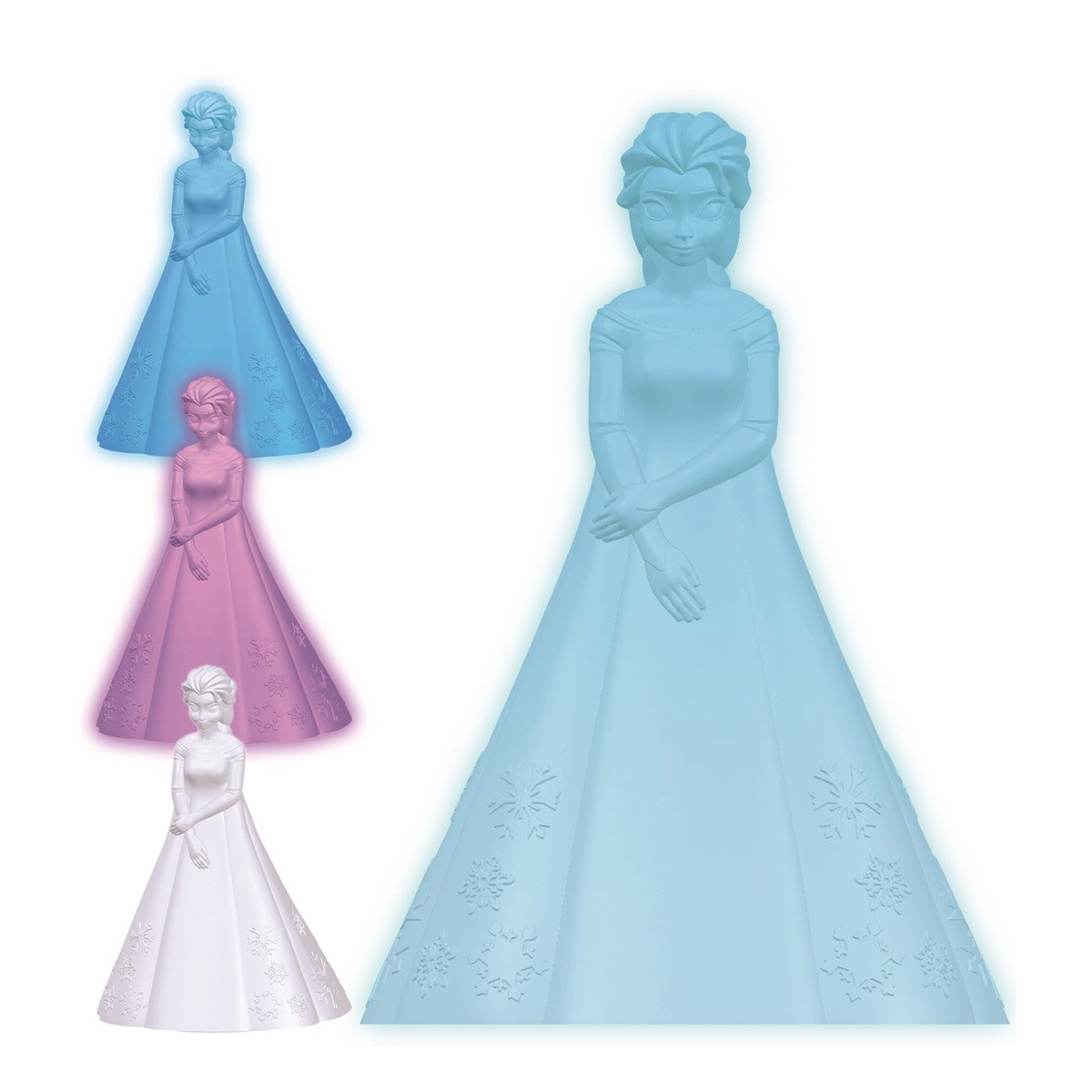 Lexibook - 3D design Frozen Elsa colour change night light approx. 20cm (NLJ110FZ)