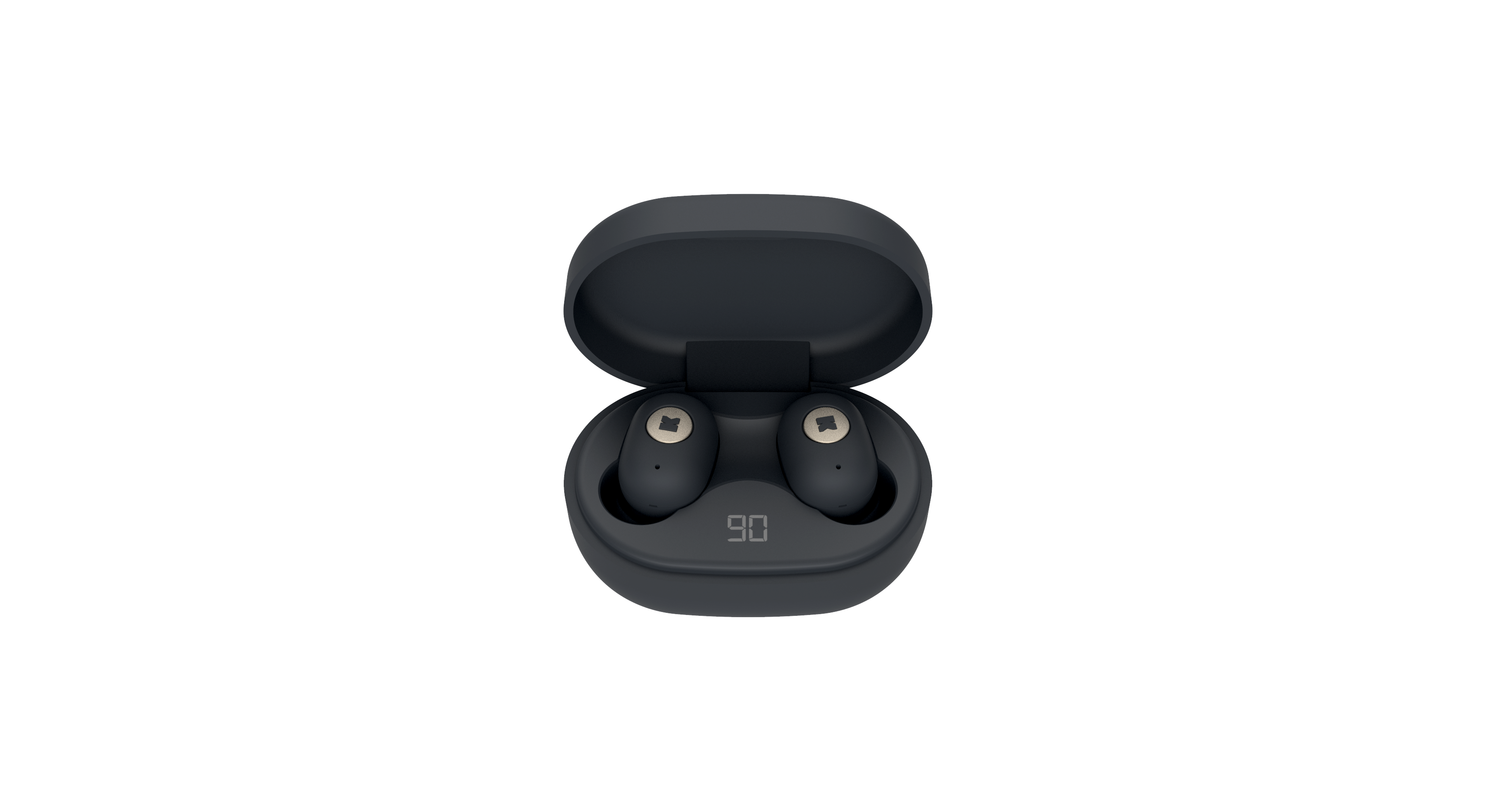 KreaFunk - aBEAN In-Ear Bluetooth Headphones - Black (KFLP02)