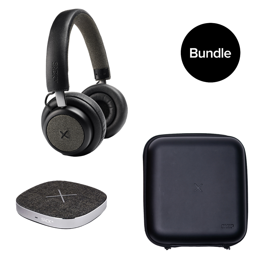SACKit - TOUCHit Headphone + CARRYit Case + CHARGEit Dock - Bundle