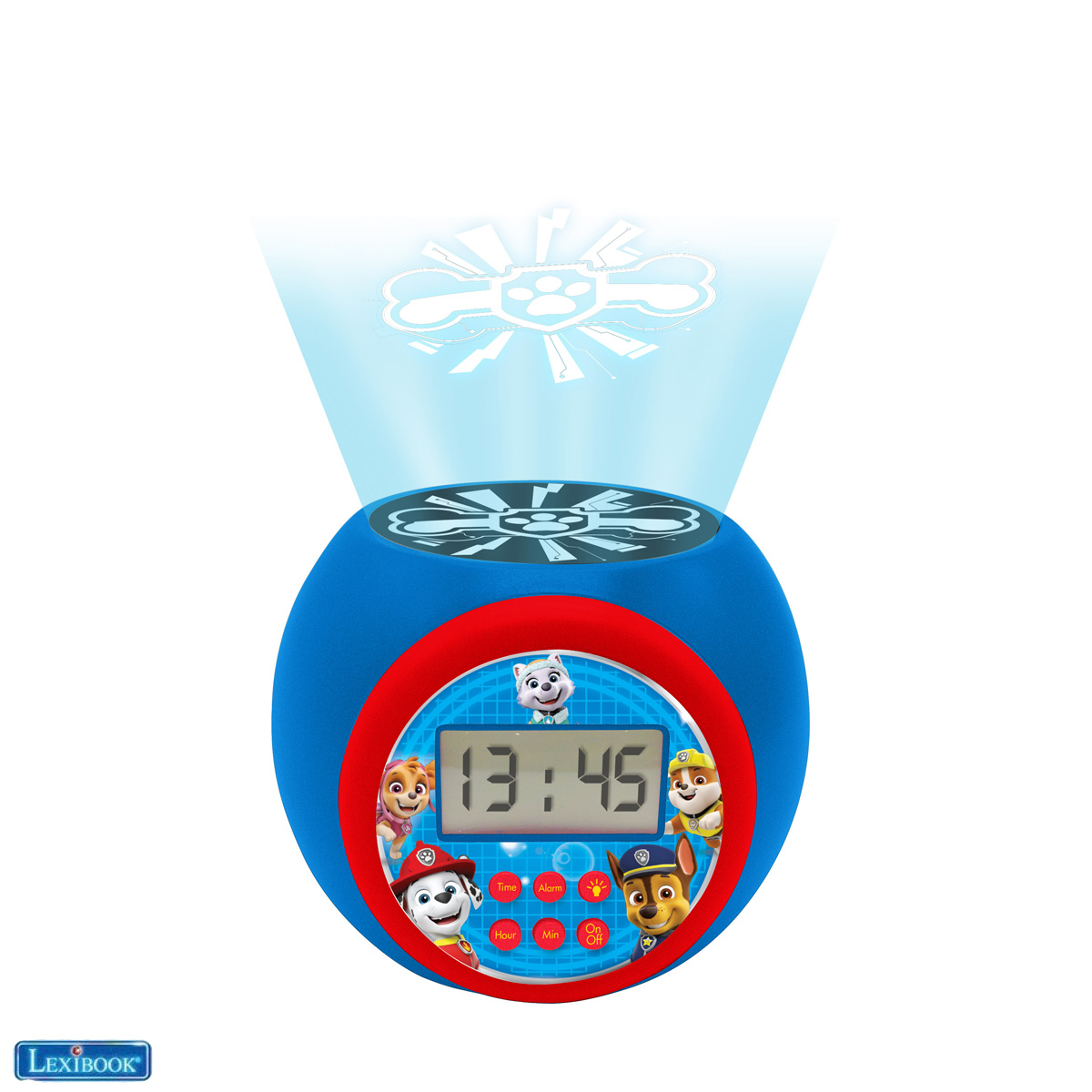 Lexibook - Paw Patrol Projector Alarm Clock with Timer (RL977PA)