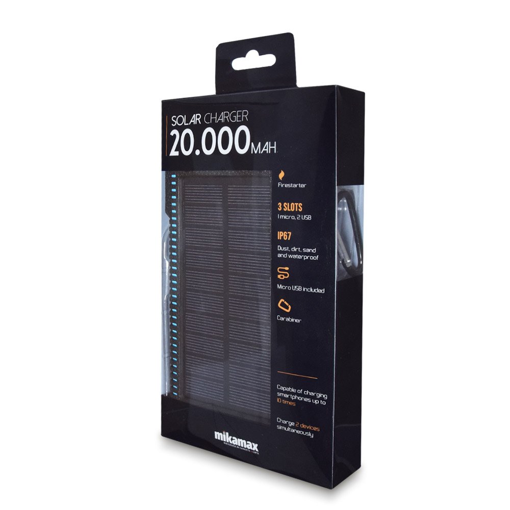 20.000 Mah Solar Powerbank (04724)