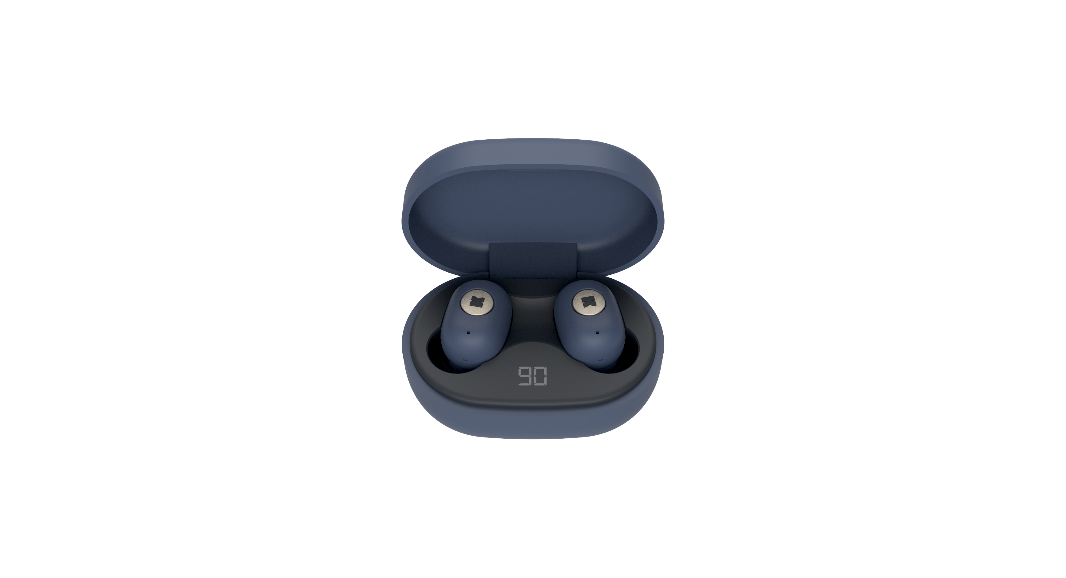KreaFunk - aBEAN In-Ear Bluetooth Headphones - Midnight Blue (KFLP06)