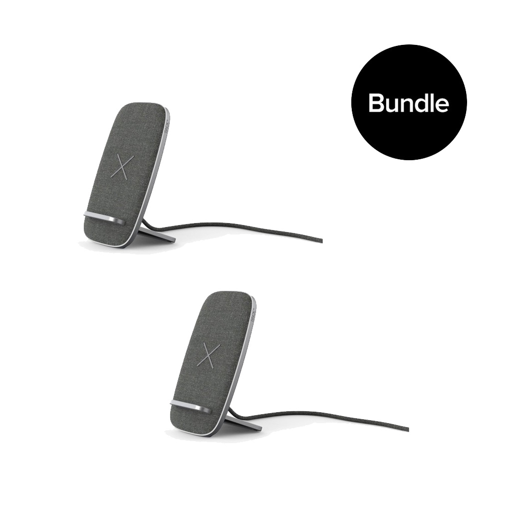SACKit - 2x CHARGEit Stand Dock Grey - Bundle