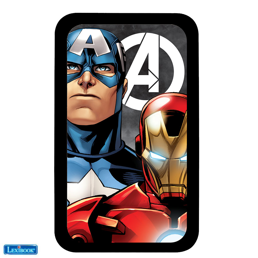 Lexibook - The Avengers Power Bank 4000 mAh with suction cups (PB2600AV)