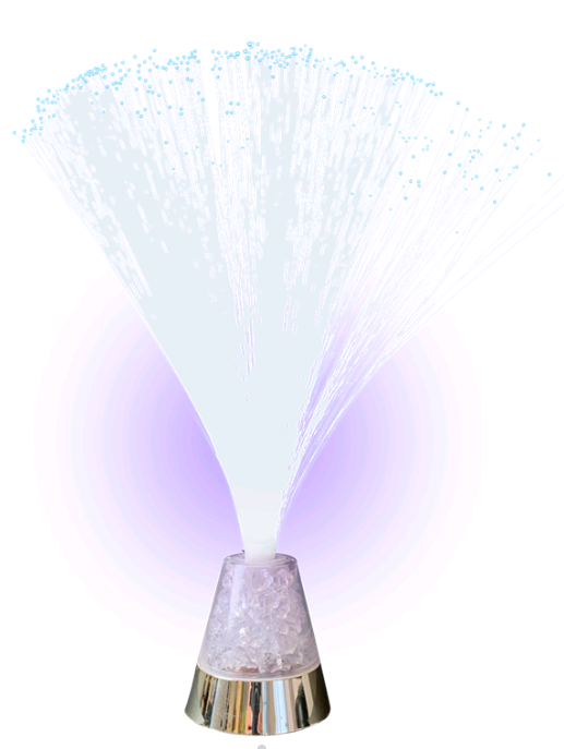 Music - Ice Flake Fiber Lamp (501110)