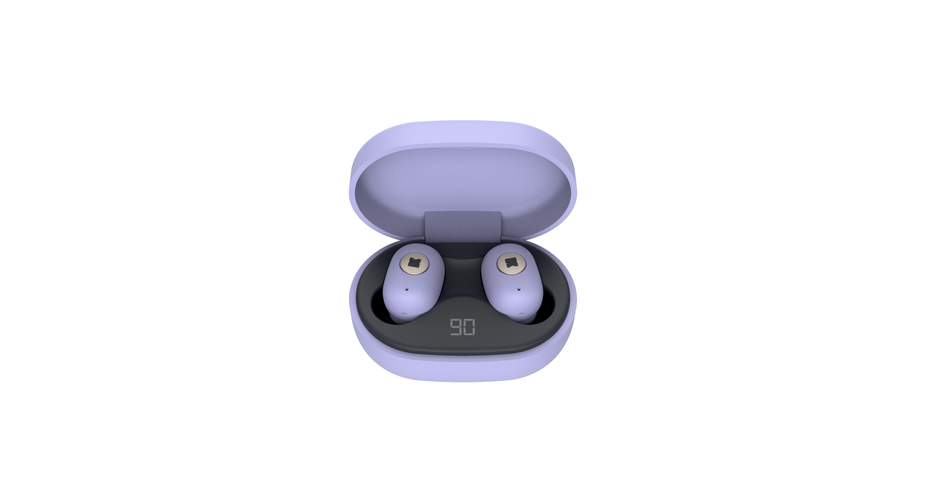 KreaFunk - aBEAN In-Ear Bluetooth Headphones - Spring Lavender (KFLP11)