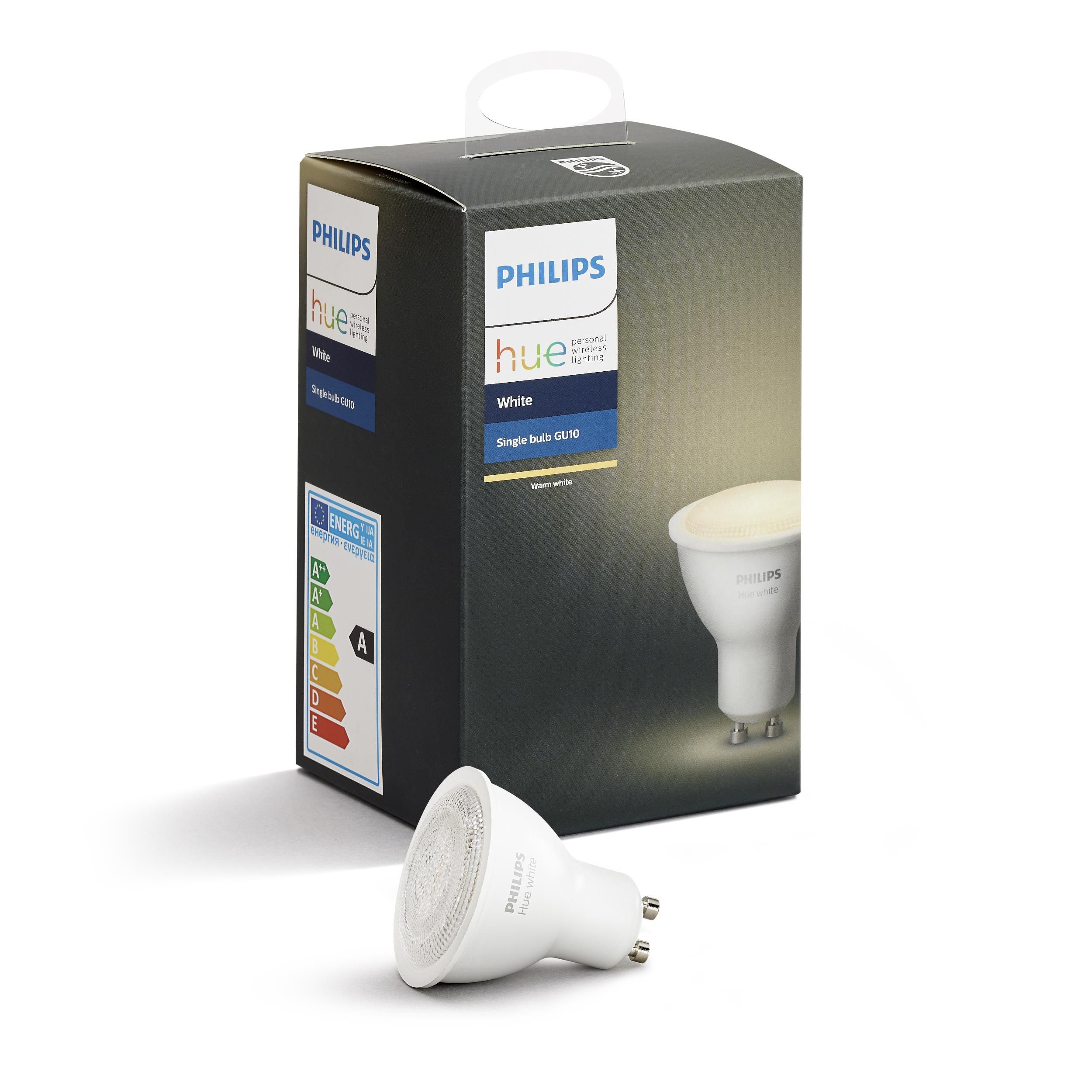 Philips Hue - GU10 Single Bulb - White - Bluetooth