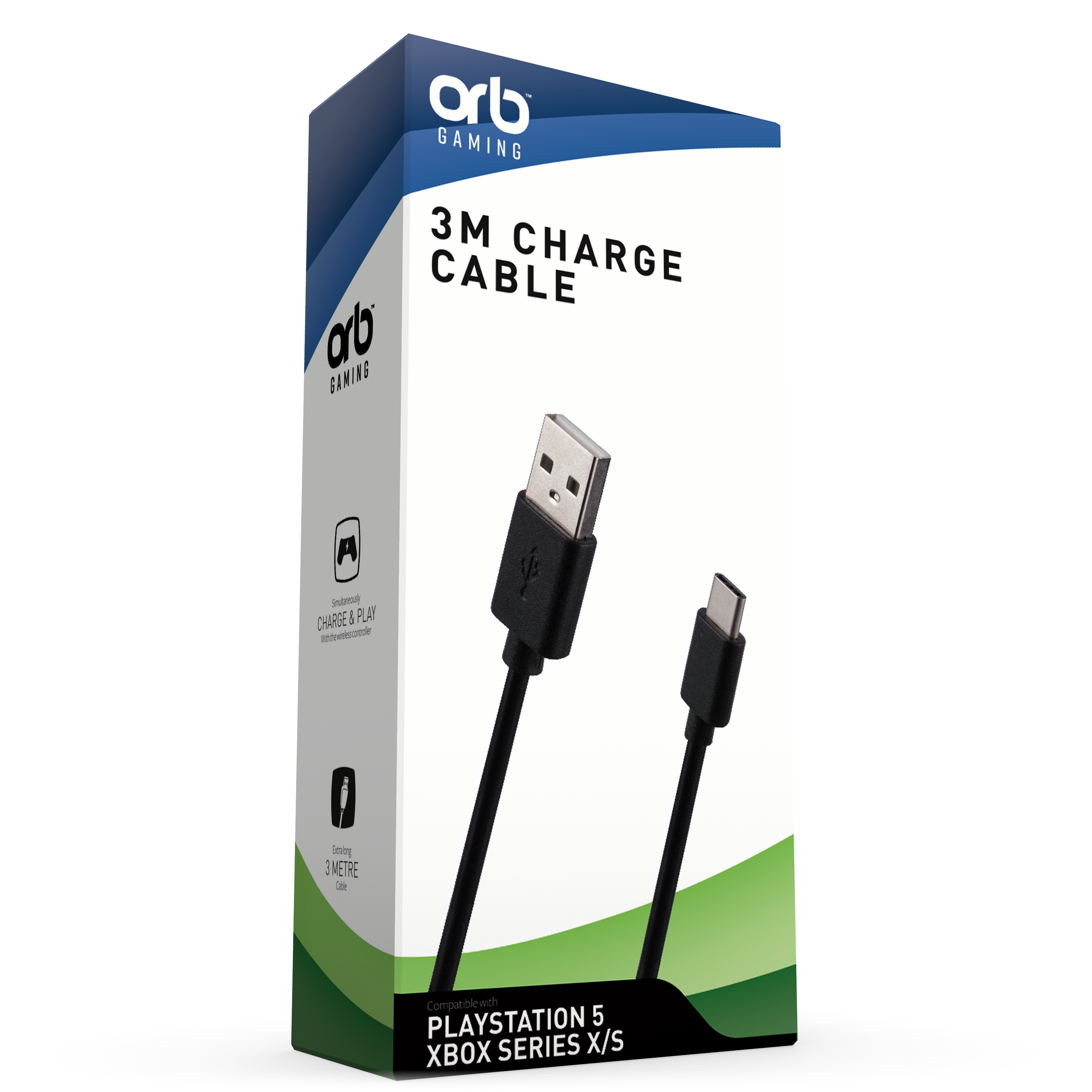 Playstation 5, Xbox Series X/S 3M Charge Cable