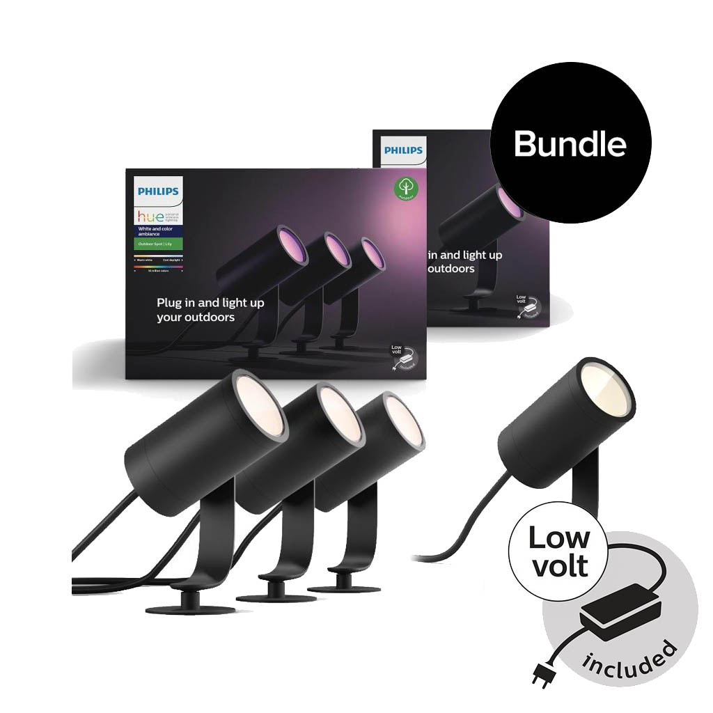 Philips Hue - Lily Spot Light Basekit & Lily Extension - Bundle