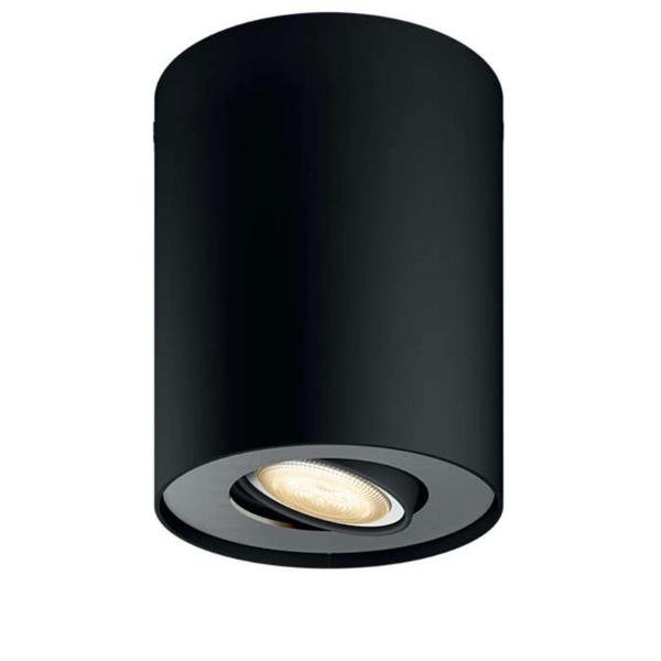 Philips Hue - Pillar Hue ext. spot single spot black 1 -White Ambiance Bluetooth