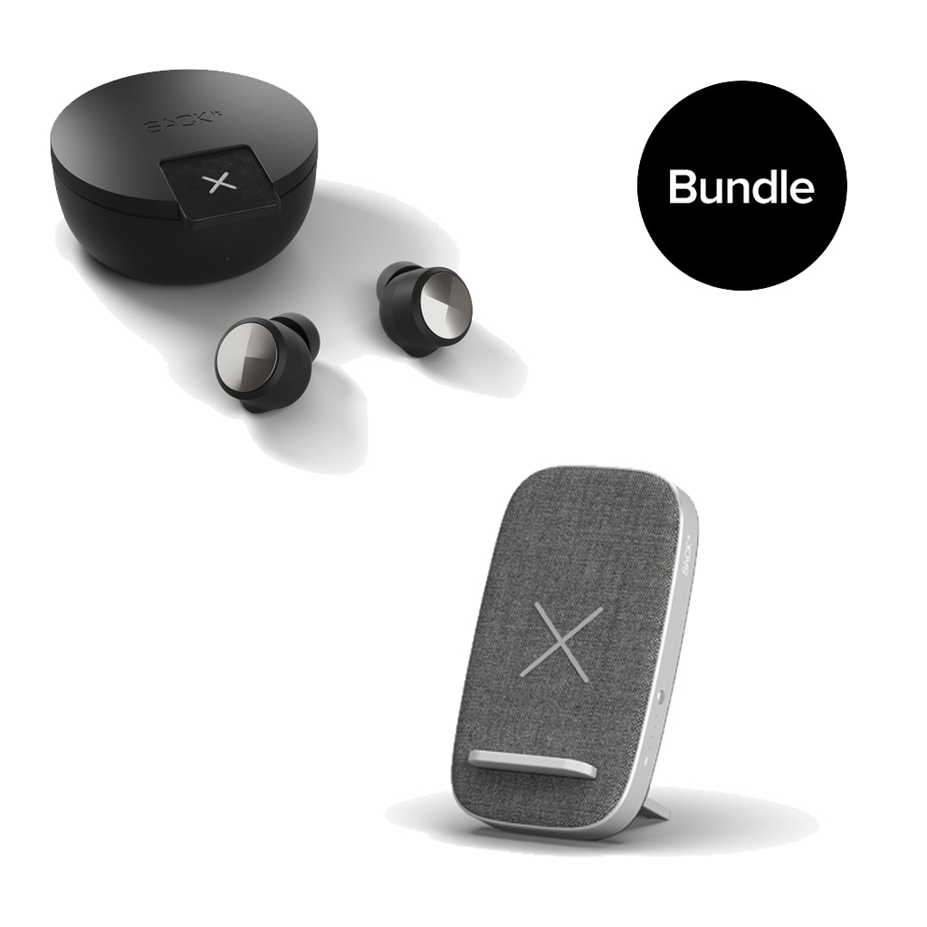 SACKit - ROCKit Earphones & CHARGEit Stand - Bundle