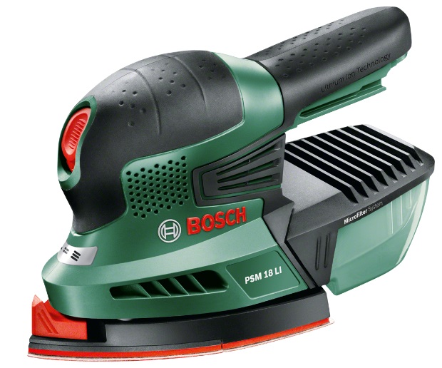 Bosch - PSM 18 LI SOLO Cordless multi-sander (Battery not included)