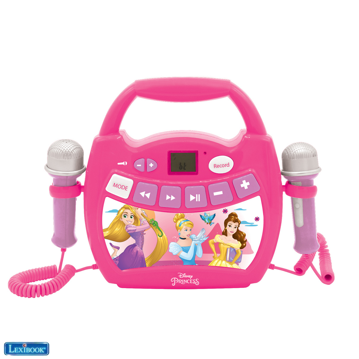 Lexibook - Disney Princesses Portable Digital Music Player with 2 Mics (MP300DPZ)