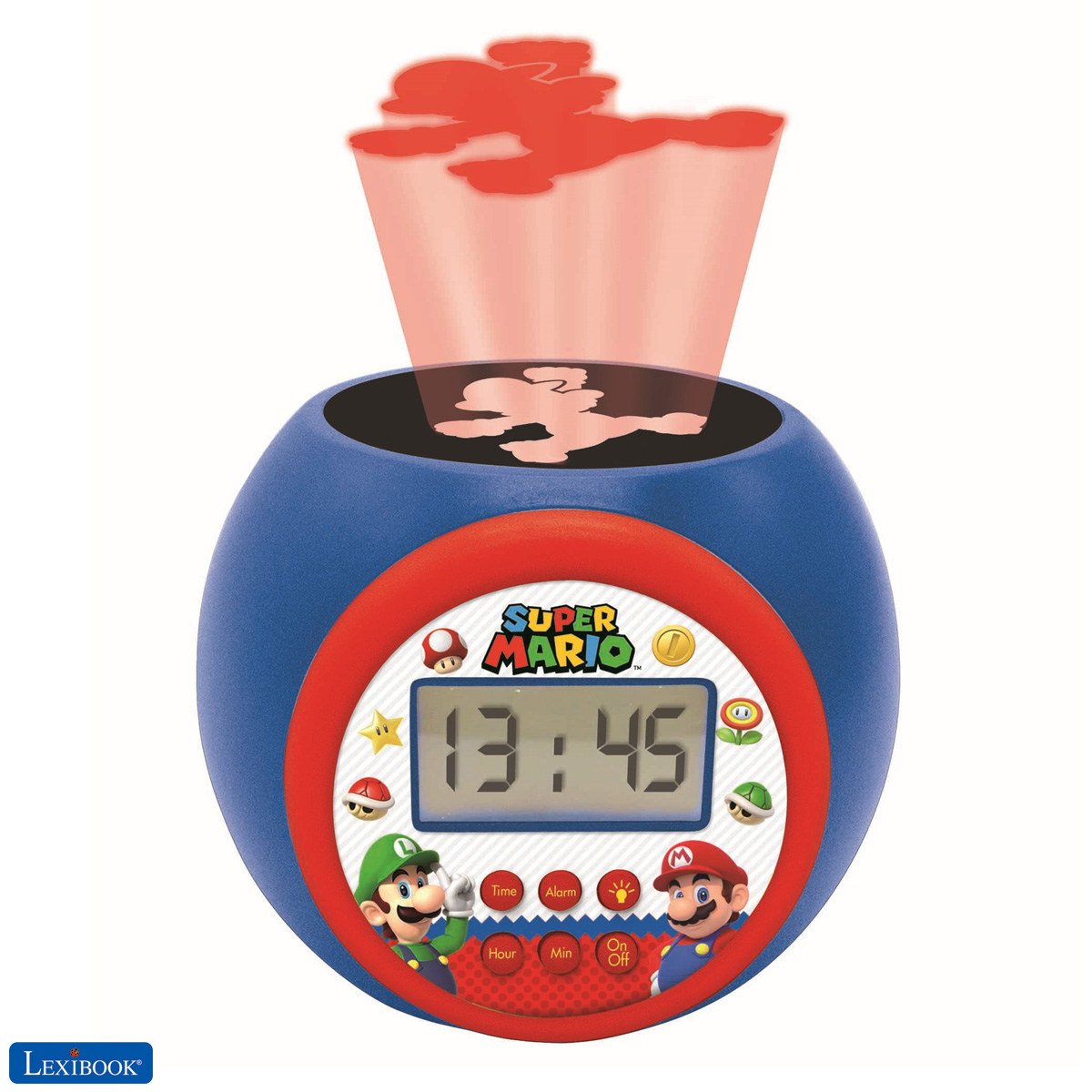 Lexibook - Super Mario Projector Alarm Clock with Timer (RL977NI)