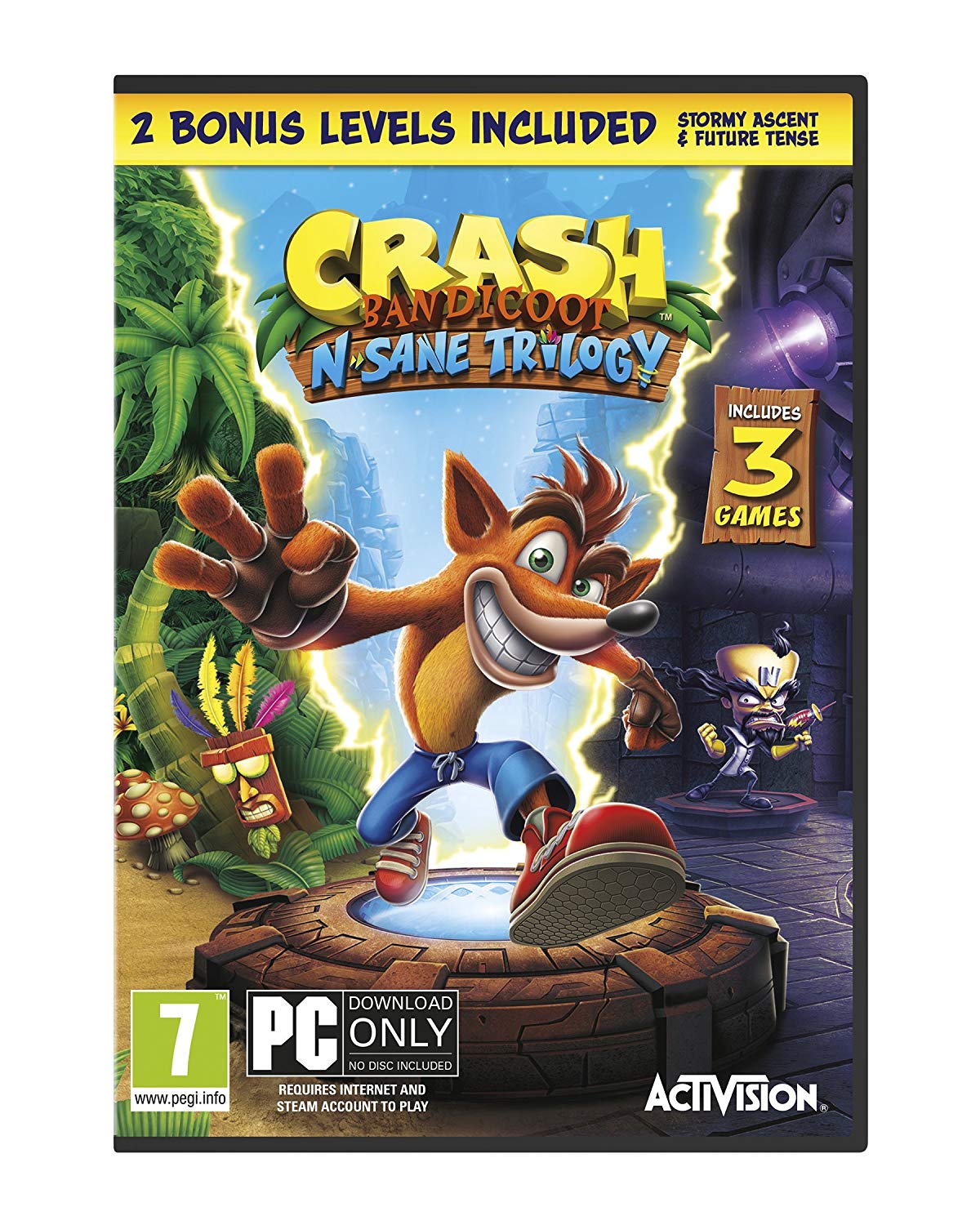 Crash Bandicoot - N'Sane Trilogy Remastered (Code in a Box)