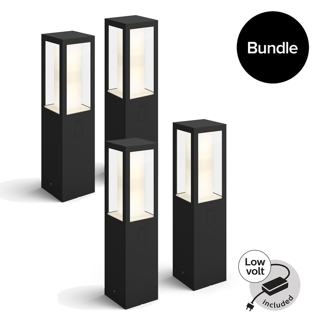 Philips Hue - Impress Startkit & 3x Impress Pedestal 24V - White & Color Ambiance - Bundle