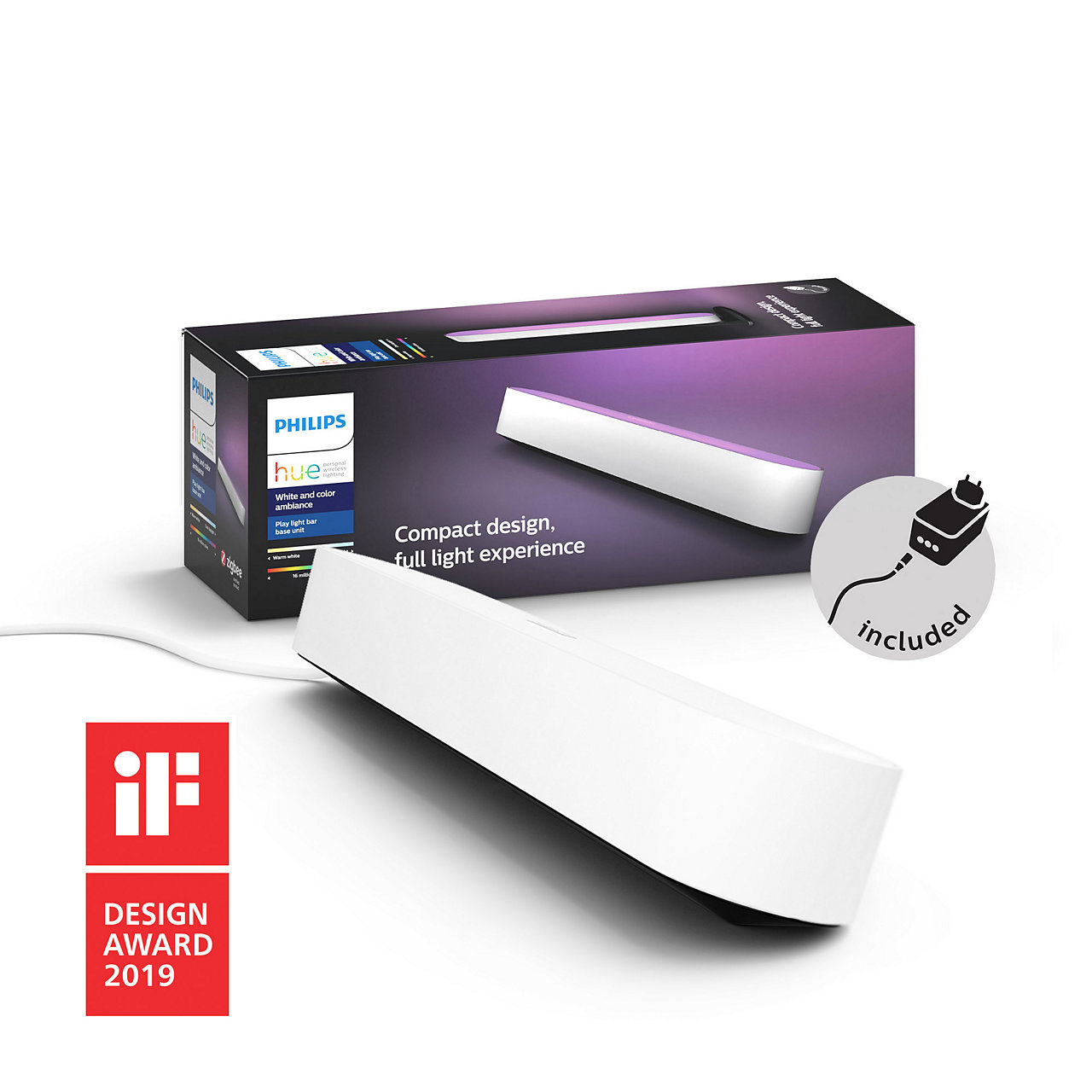 Philips Hue - Play light Bar Single Pack White - White & Color Ambiance