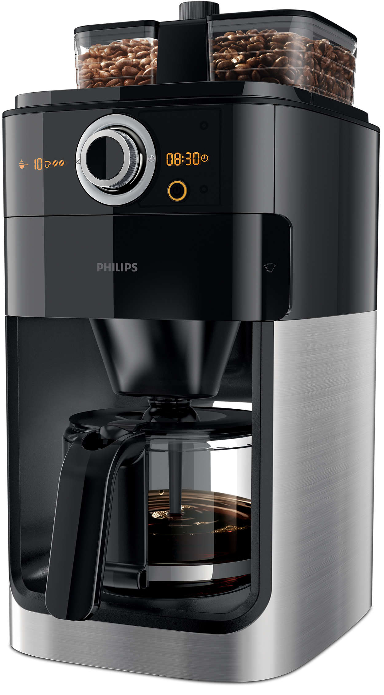Philips - Grind & Brew Coffee maker HD7769/00