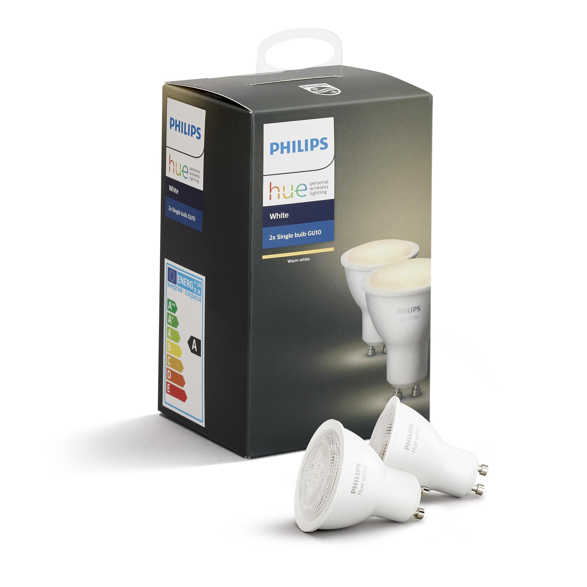 Philips Hue - GU10 Dual Pack - Warm White - Bluetooth