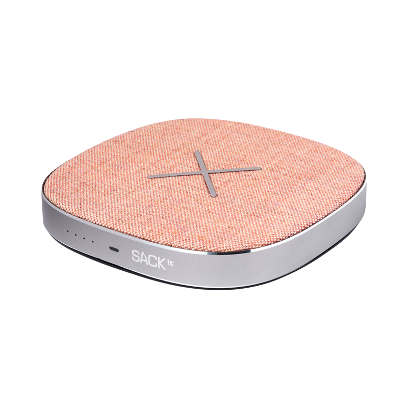 SACKit CHARGEit - Power Bank & wireless Charger ( Rose )